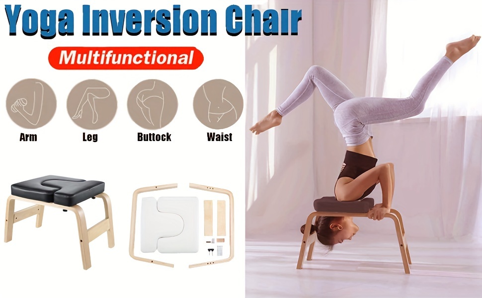 Scool Yoga Headstand Bench Yoga Inversion Chair Great for Workout, Fitness  and Gym, Inversion Equipment -  Canada