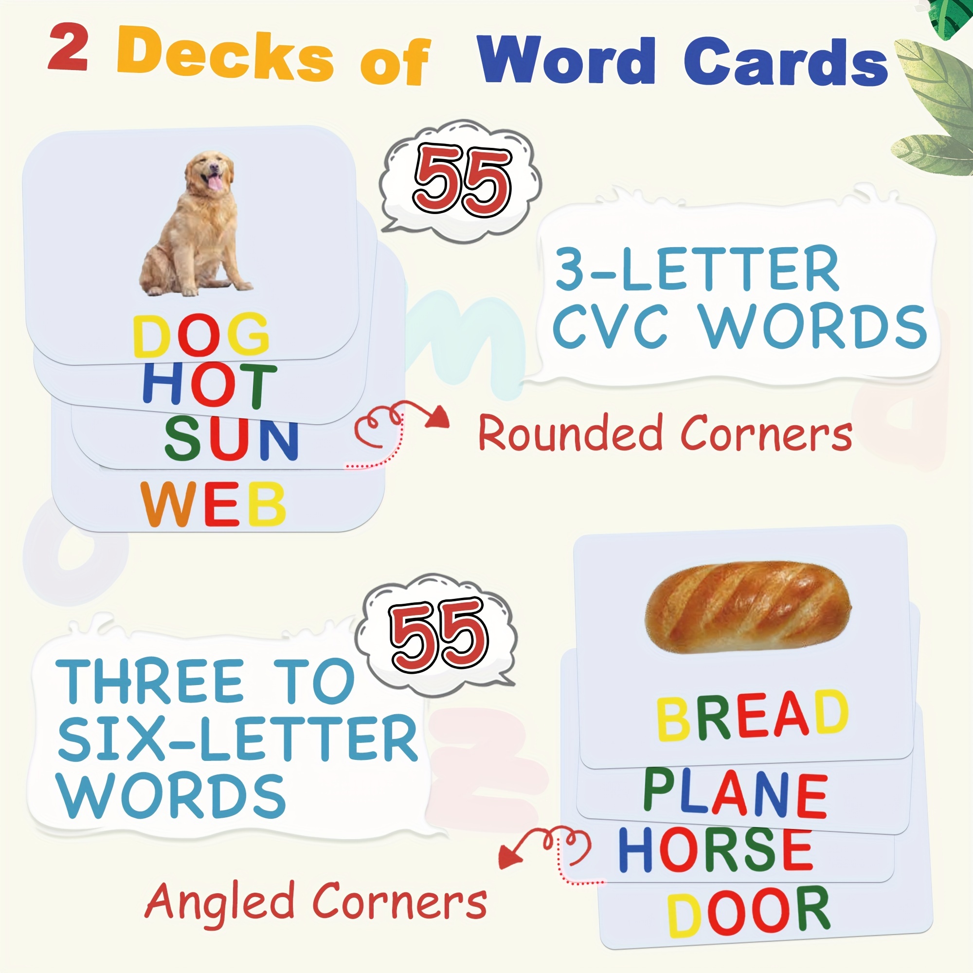 Juegos de ortografía de palabras CVC de madera, actividades de aprendizaje  de jardín de infantes preescolar para niños de 2, 3, 4, 5, 6 años, juguetes