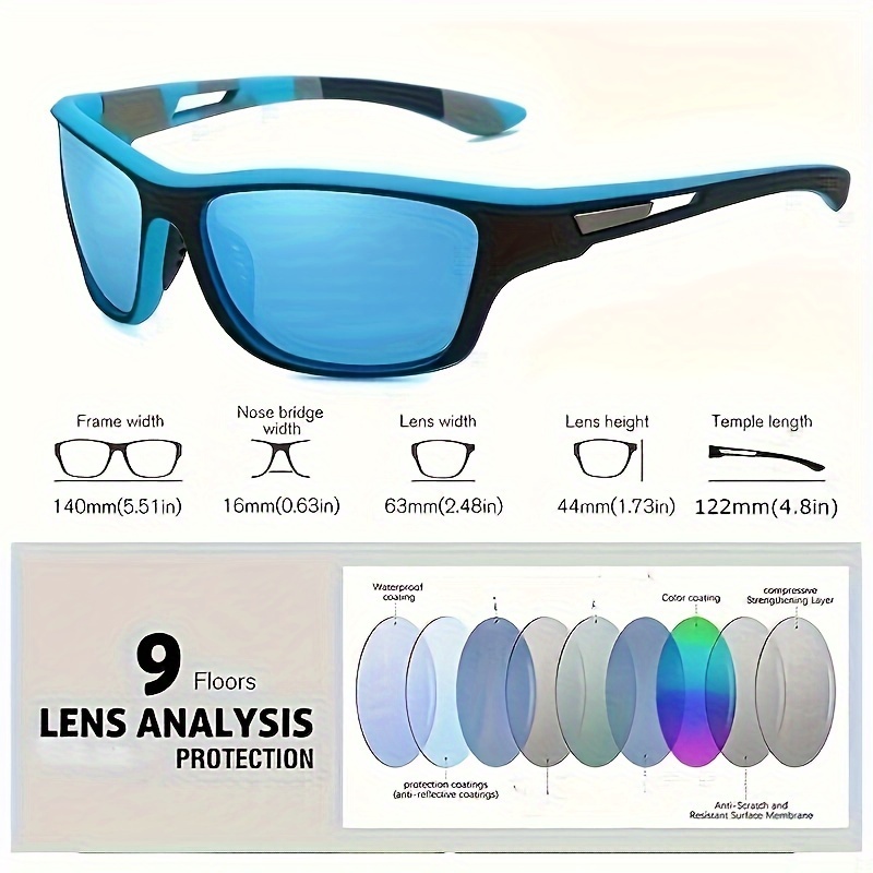 Mens Sunglasses Retro Sunglasses for Men & Women Driving, Fishing  Sunglasses For Men Polarized Cool Shades