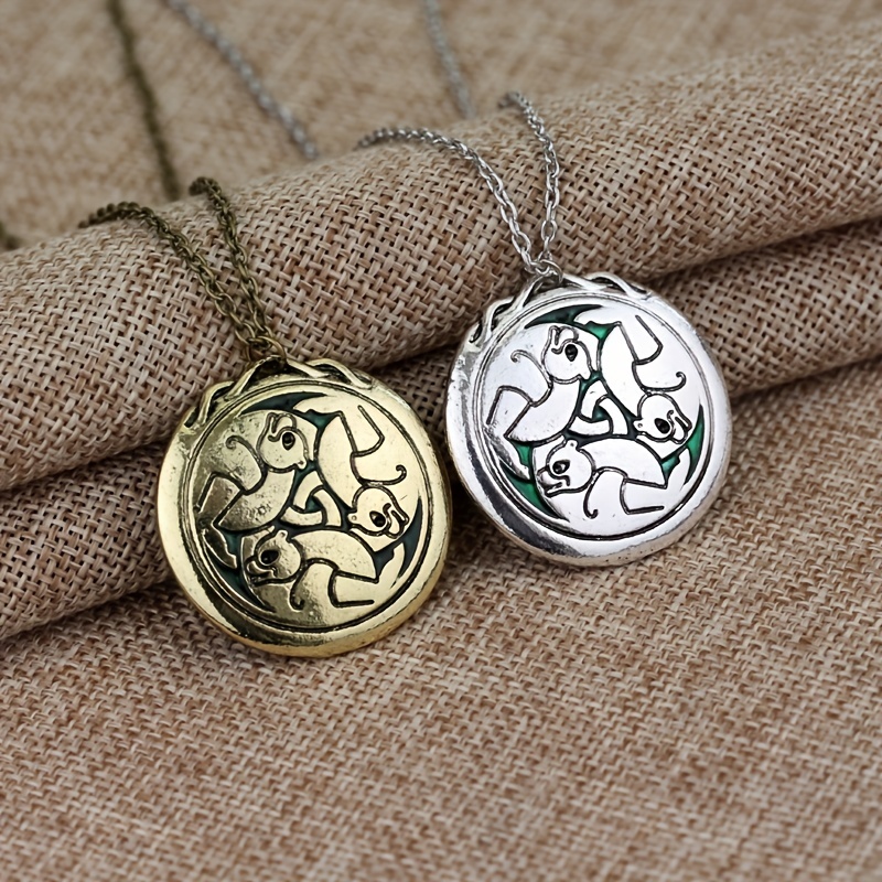 a three patterned necklaces a Temu New Zealand