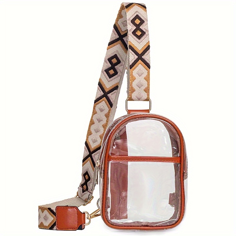 Fashion Clear Tote Bag PVC Clutch Messenger Handbag Tote Shoulder