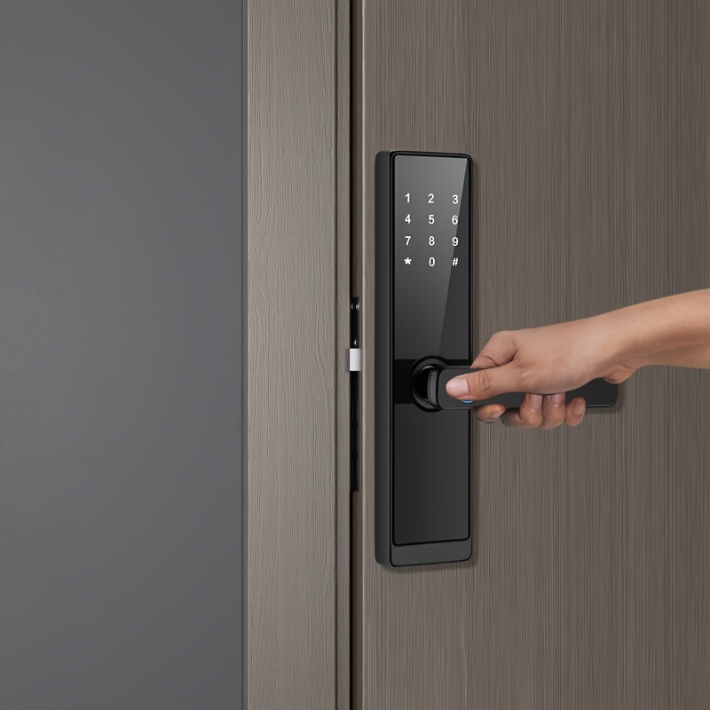 Tuya-cerradura de puerta inteligente para el hogar, cerrojo