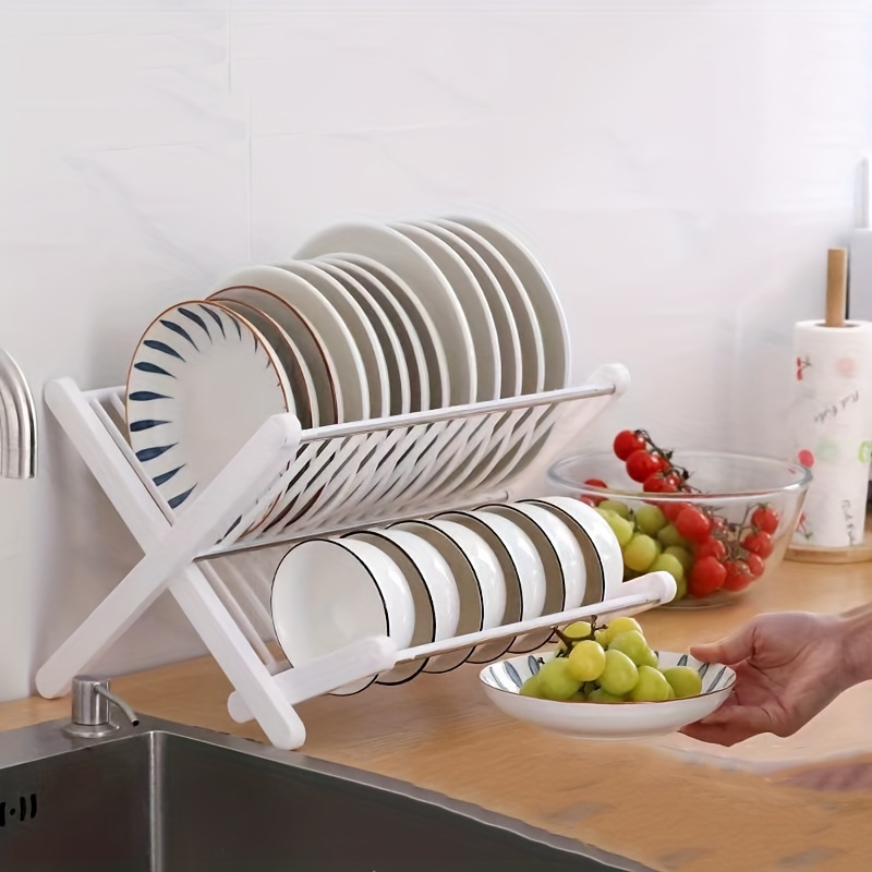 Stainless Steel Wall mounted Bowl Dish Drainer Rack Plate - Temu