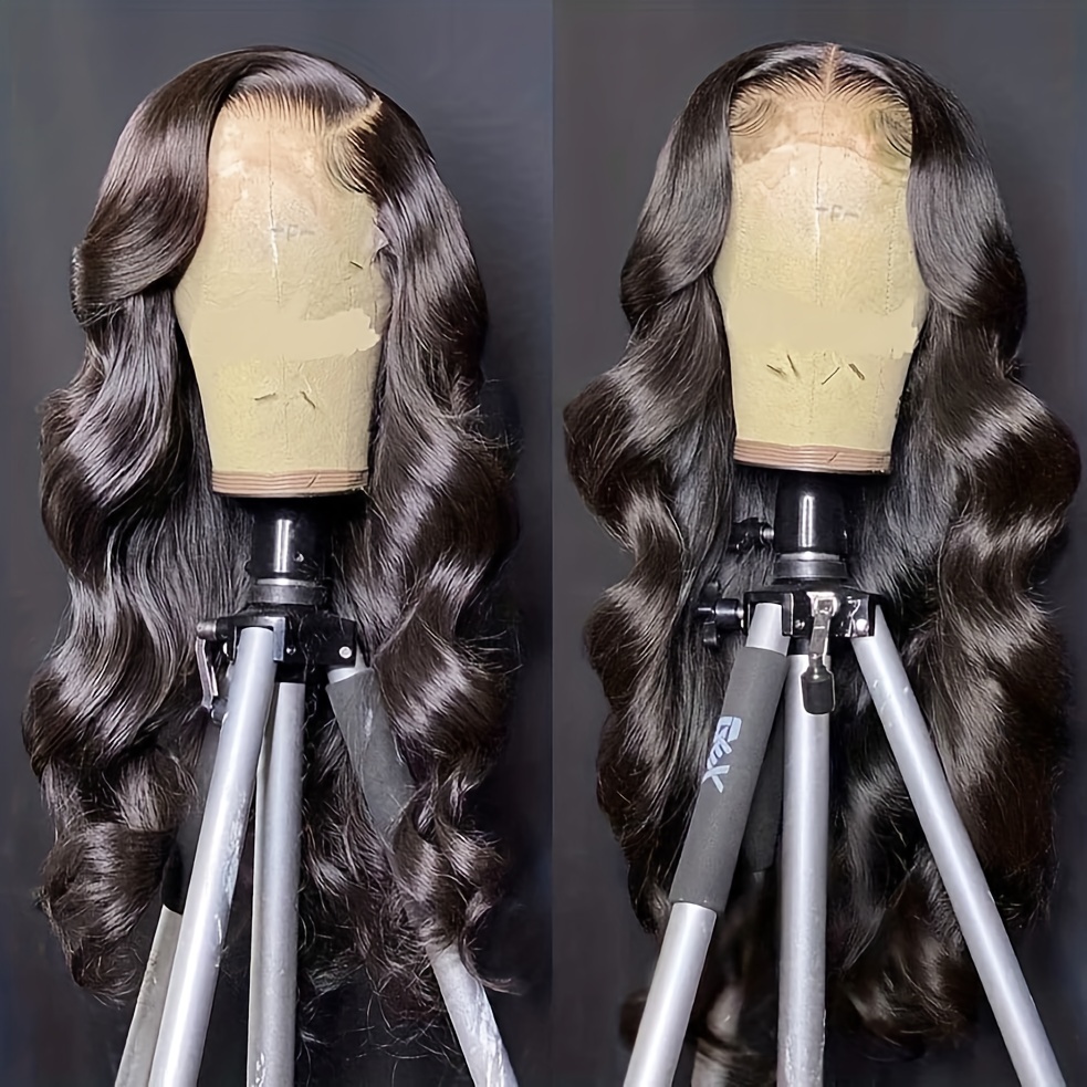 Wear And Go Glueless Wig Human Hair 6x4 Deep Wave Wig Pre Cut HD Lace 180  Density Deep Curly Lace Front Wig Human Hair Pre Plucked For Beginners 3