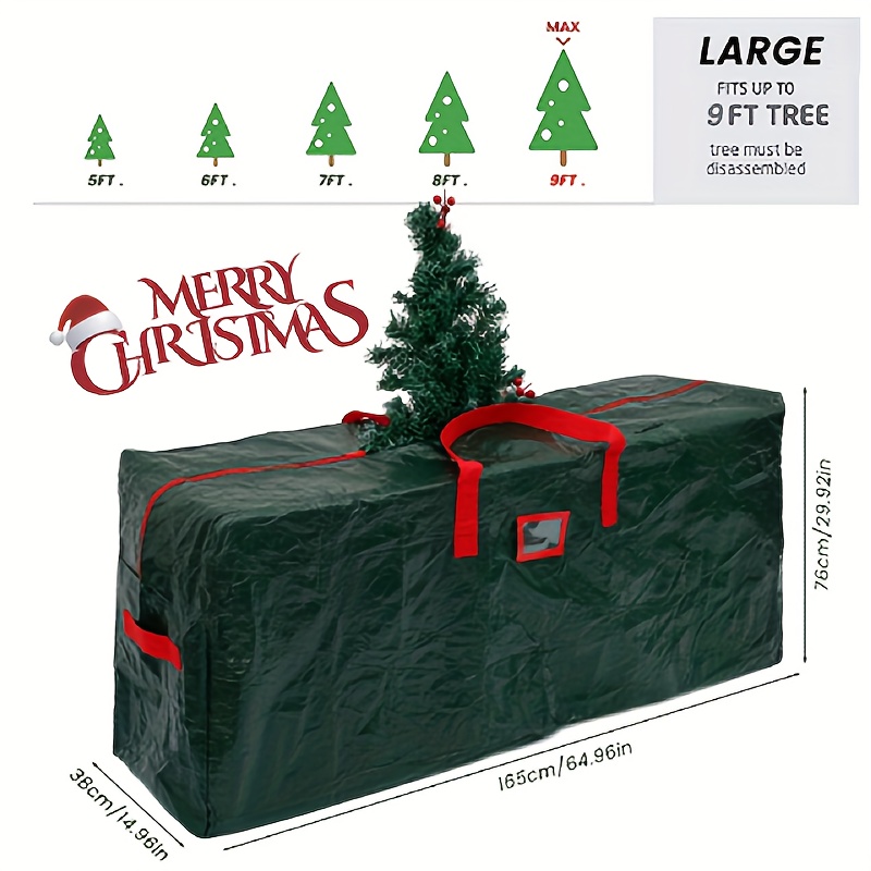 Christmas Tree Storage Bag Christmas Ornament Organizer Bag - Temu