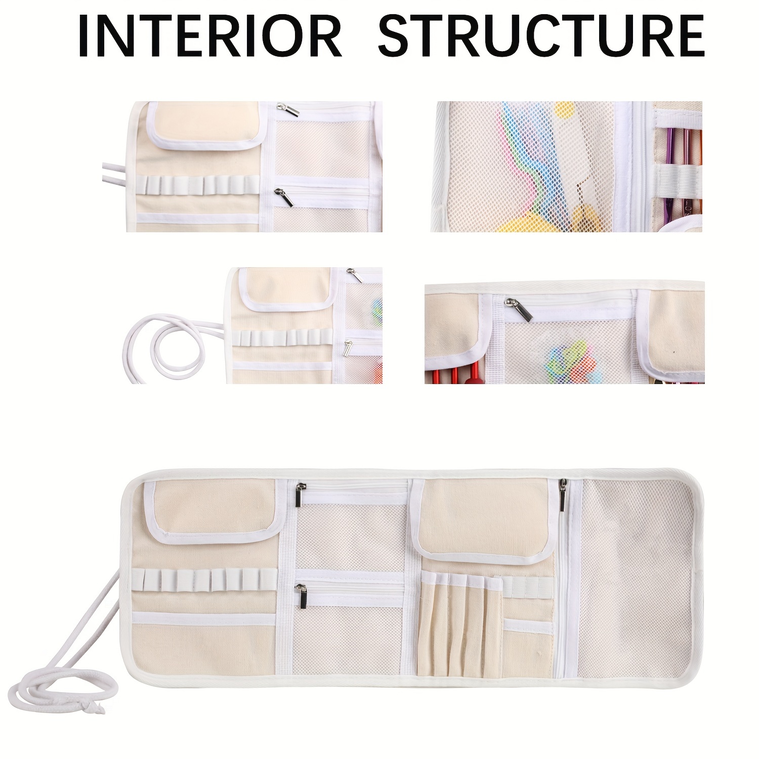 Crochet Hook Case / Organizer / Holder for Standard or Ergonomic