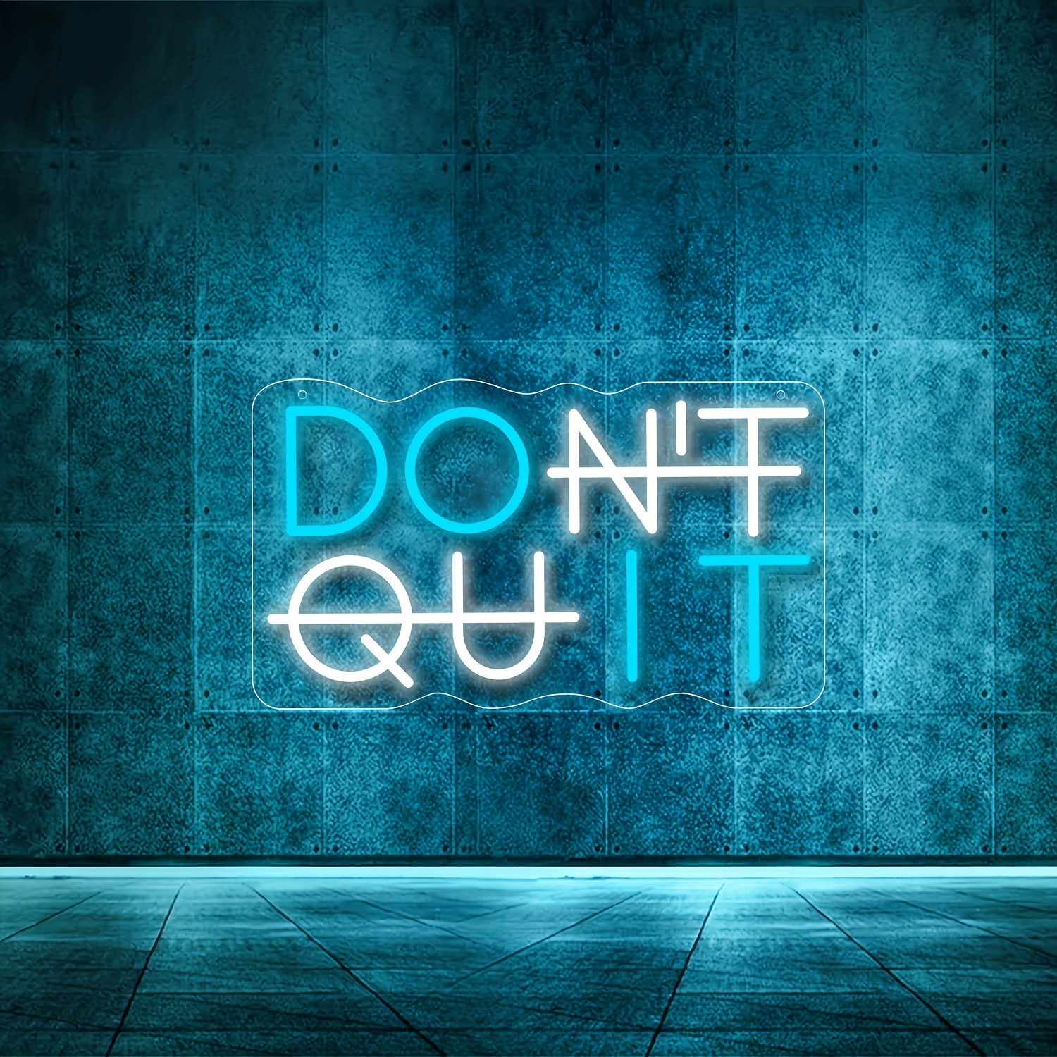 Don't Quit Led Neon Sign Wall Decor Led Neon Lights Party Temu