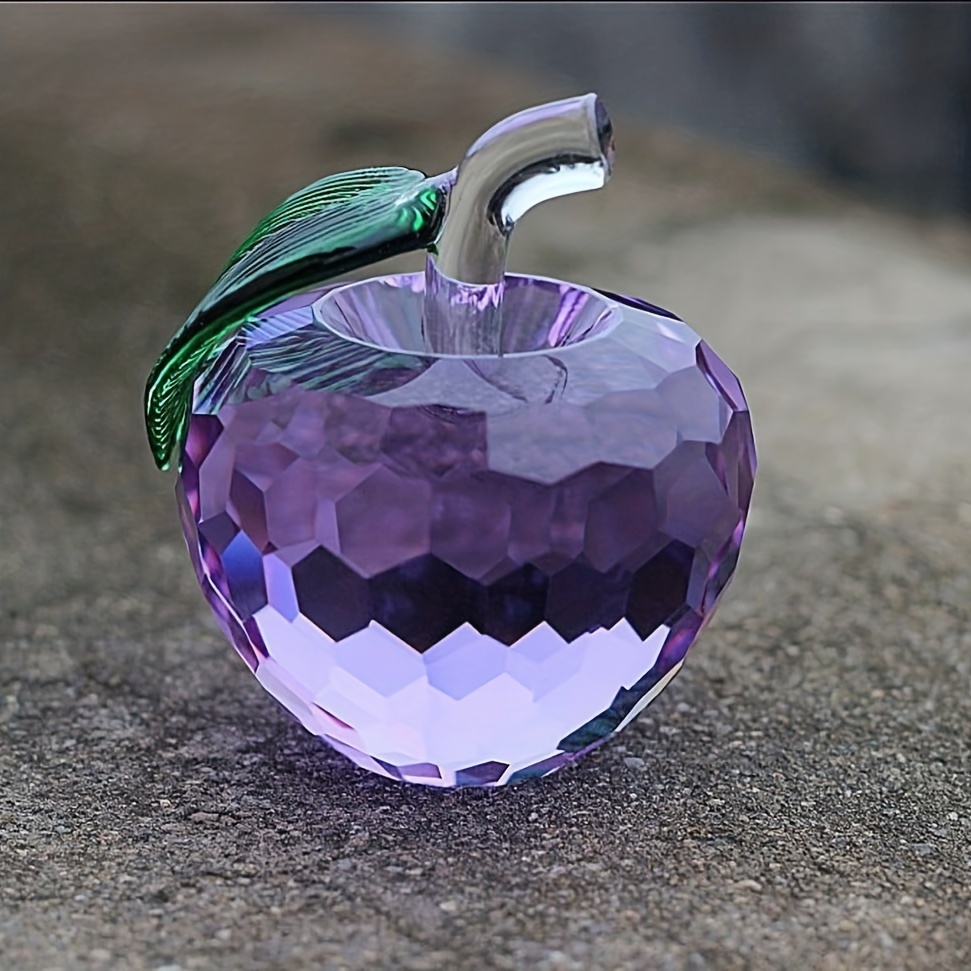 Crystal Mini Fruit Statue for Wedding Decoration