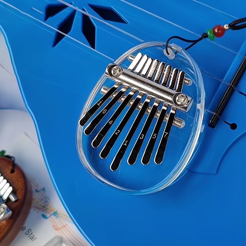 Mini Kalimba Thumb Piano 8 Keys Portable Solid Wood Acrylic Temu
