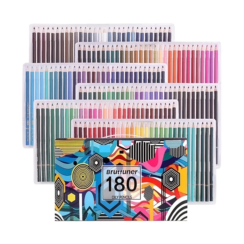 180 Pcs Professional Art Color Pencil Set
