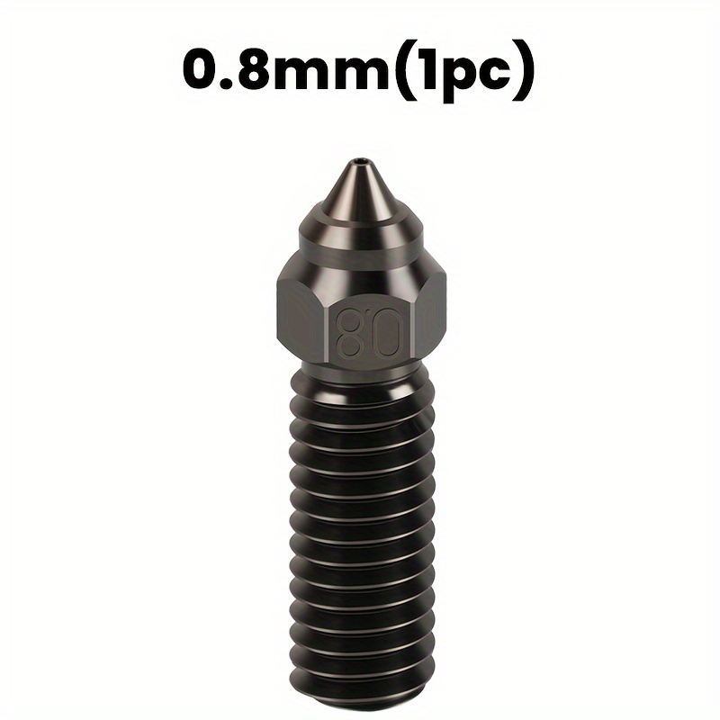 Lot De 5 Buses MK8 Acier Trempé Pour Imprimante 3D Creality - 0.4mm Avec Aiguilles Nettoyage