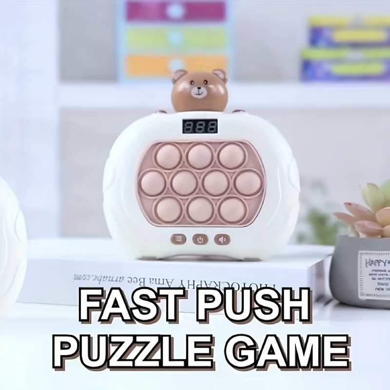 Jeu De Console De Puzzle Quick Push Bubble Toys Génération - Temu