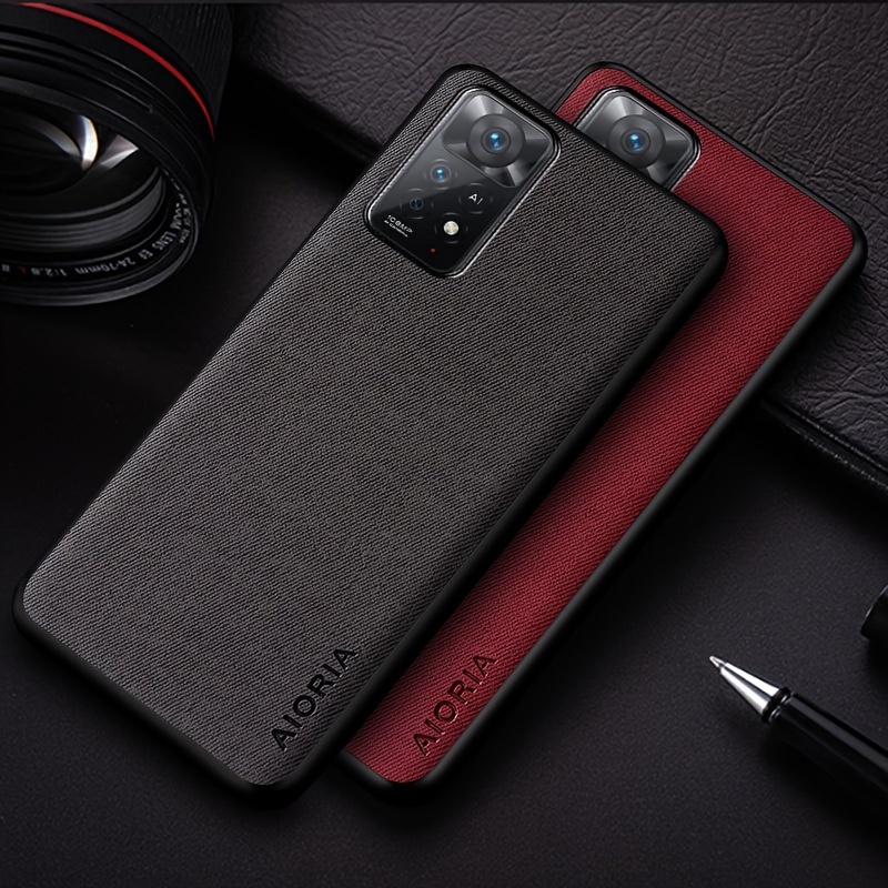 Case Xiaomi Redmi Note 12s Luxury Artificial Leather - Temu