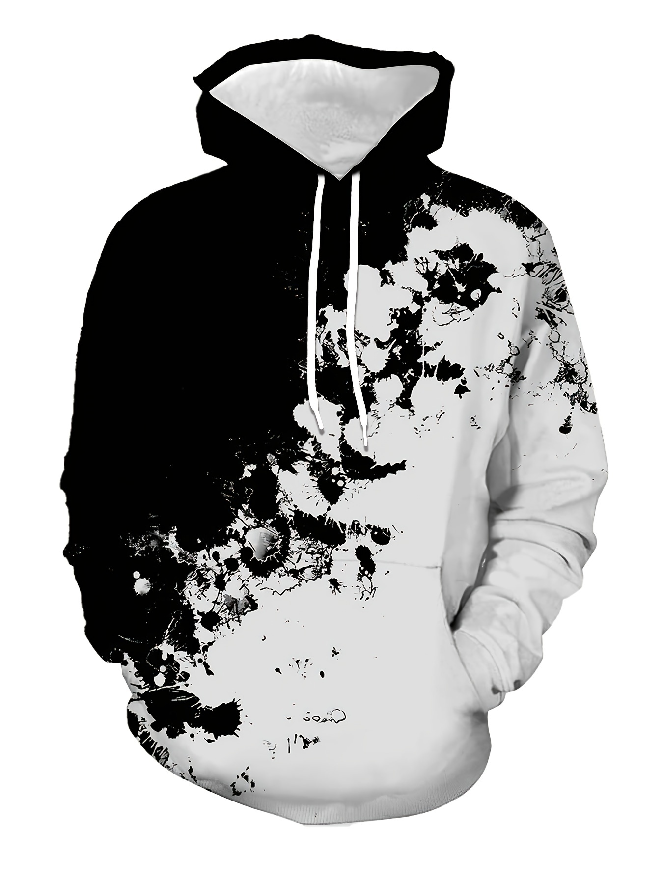 Paint Splatter Print Hoodie Cool Hoodies For Men Men s Temu