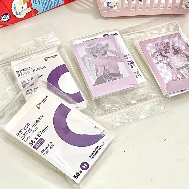 Card Sleeve Highlight Transparent Cpp Card Film Protective - Temu