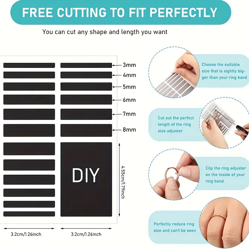 Ring Size Reducer Invisible Ring Size Adjuster Loose Rings - Temu United  Arab Emirates