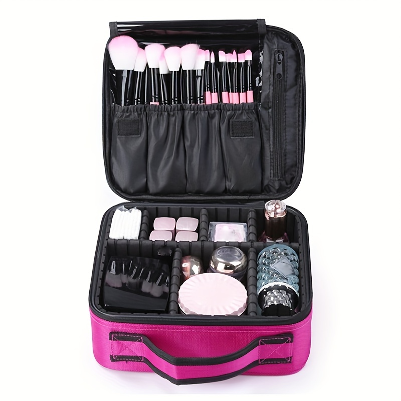 EasYoung Travel Makeup Brush Pouch Sets, 1PCS Magnetic Anti-Fall Out  Silicone Portable Cosmetic Brushes Holder + 6PCS Makeup Brushes - Yahoo  Shopping