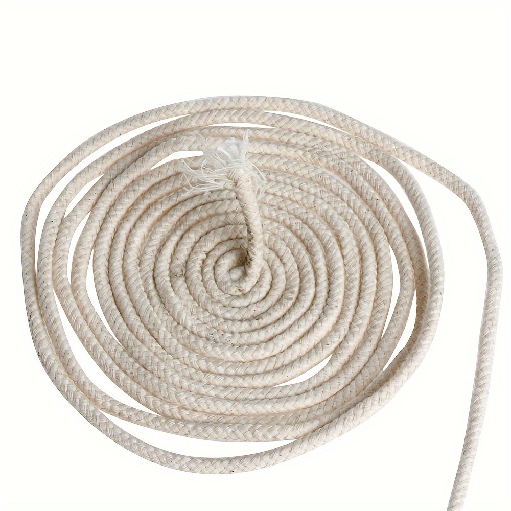 

10m 4mm Lamp Wick Braided Cotton Core Candle Making Wick Oil Or Kerosene Lamps Supplies