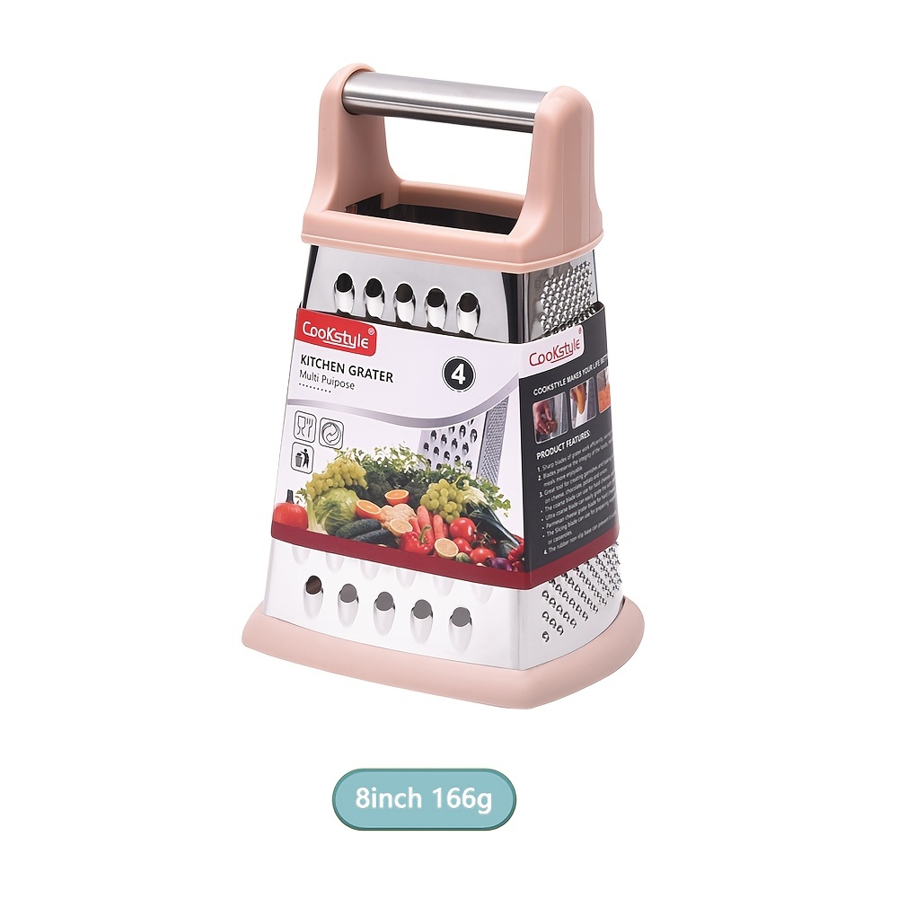 Large Four-side Box Box Grater Stainless Steel Manual Vegetable