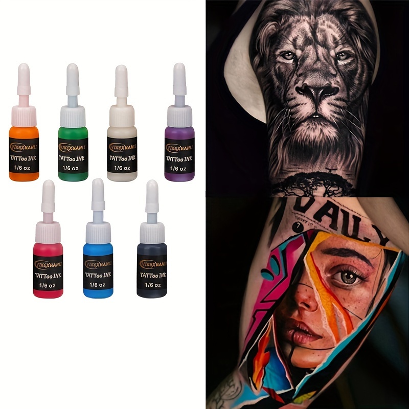 10 Color Tattoo Ink Set Professional Tattoo Pigment Set Long