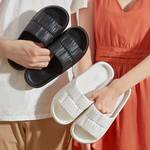 Men's Cloud Slides Pillow Slides, Casual Non Slip Slippers, Open Toe Shoes For Indoor Outdoor Beach Shower, Spring And Summer