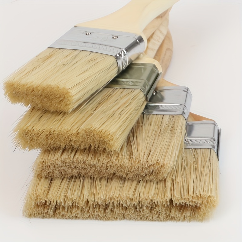 Paint Brush Thickened Soft Brush With Solid Wood Handle Anti - Temu