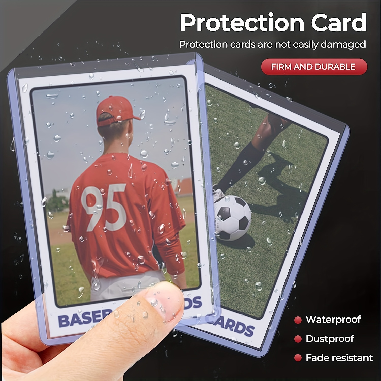 Card Sleeves Toploaders For Cards Baseball Card Protectors - Temu