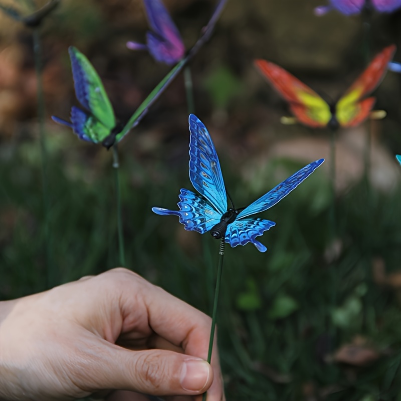 20pcs Decorativos De Mariposas Estacas De Jardín Impermeable - Temu