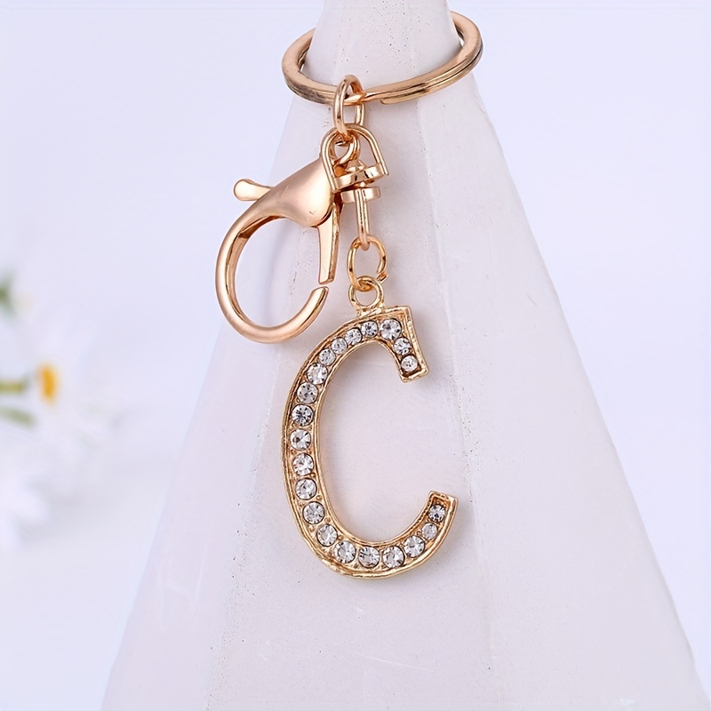 Letter Decor Chain Design Hoop Earrings