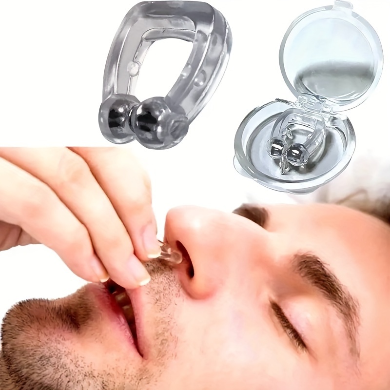 6 pzas Cómodo Efectivo Clip Nasal Magnético Antirronquido - Temu Chile