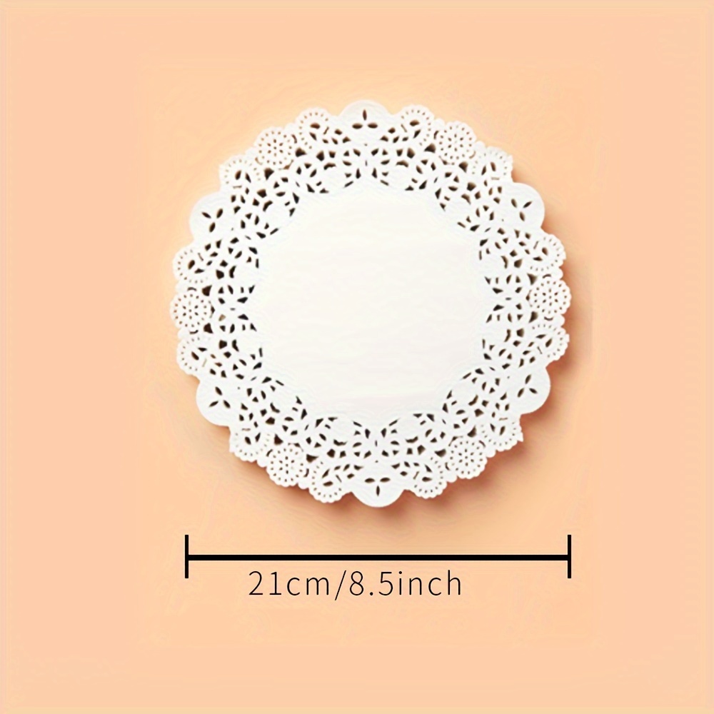  90pcs Round Paper Doilies White Lace Paper Doilies Typical  Paper Doily for Buffet Cake Baked Goods Food Birthday Party Wedding  Tableware Decoration (3 Sizes) : Home & Kitchen