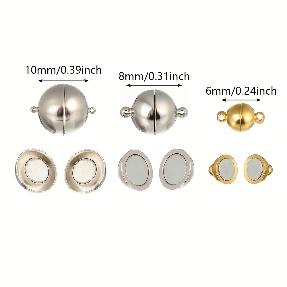 Spherical Magnet Buckle Round Ball Magnetic Clasps For - Temu