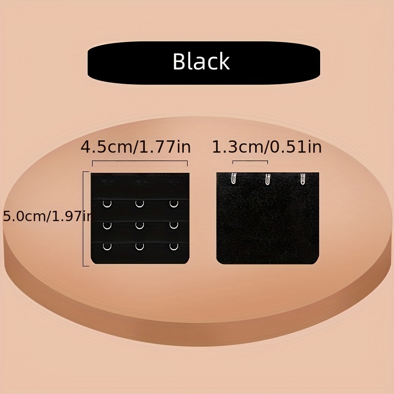 5pcs Adjustable Elastic Bra Extenders for Women's Lingerie
