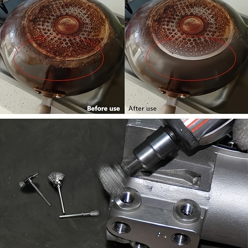 9pcs Steel Wire Wheel Brushes Rotary Tools Grinders Engraving Machines