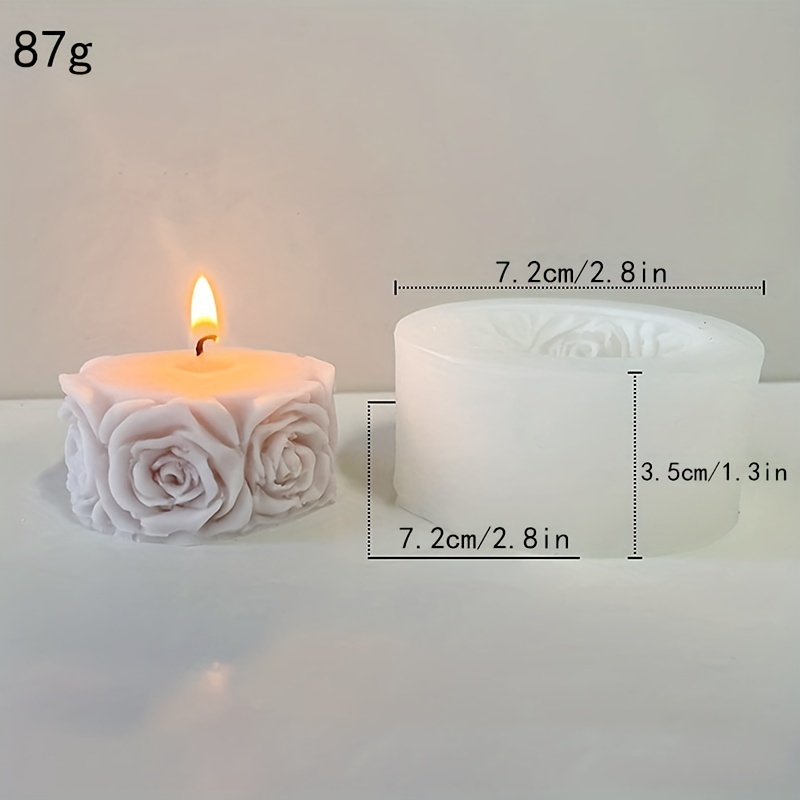 Silicone Candle Molds For Candle Making Cylinder Candle - Temu