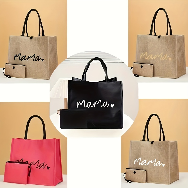Shopping Bag Set Blank Canvas Tote Bag Reusable Gift - Temu
