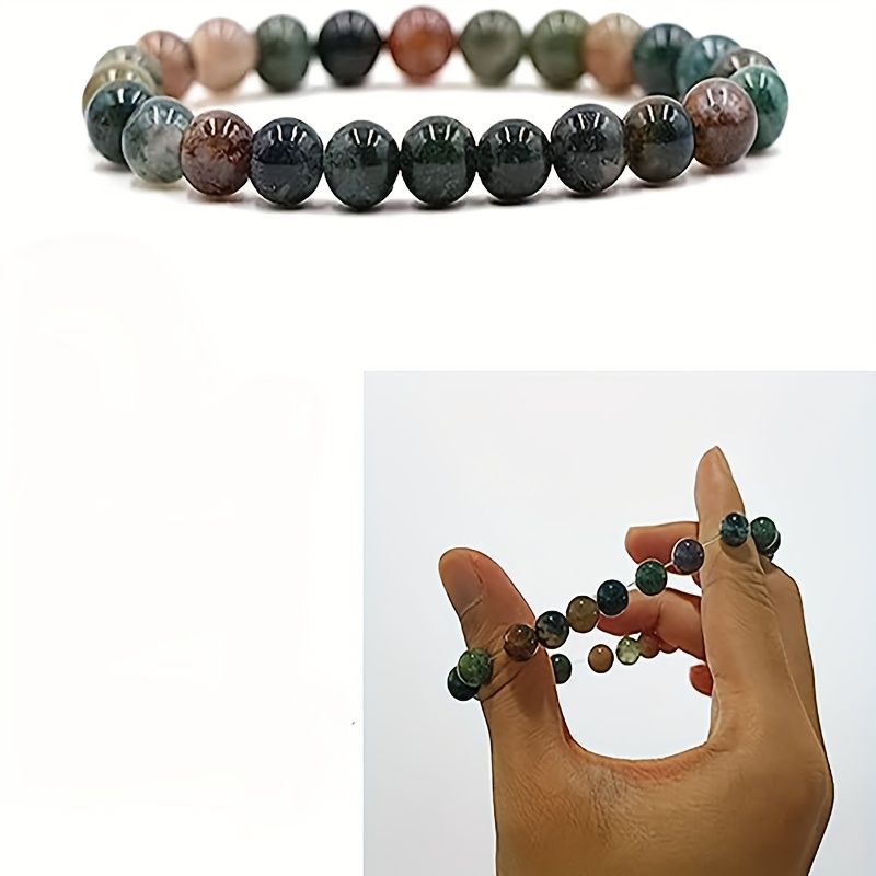 Unique Gemstone + Crystal Beaded Bracelets for Men - Guys