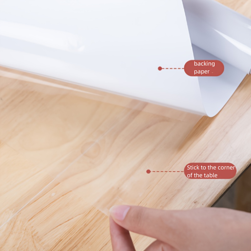 Transparent Foil Sticker Wallpaper Sticker Kitchen Oil-Proof Temperature  Resistant and Waterproof Transparent Sticker