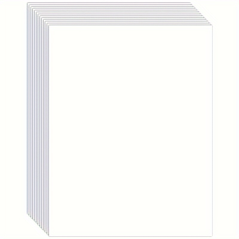 30Pcs Hard Card Stock Blank Card Stock White Cardstock Cover Protective  Cardstock 