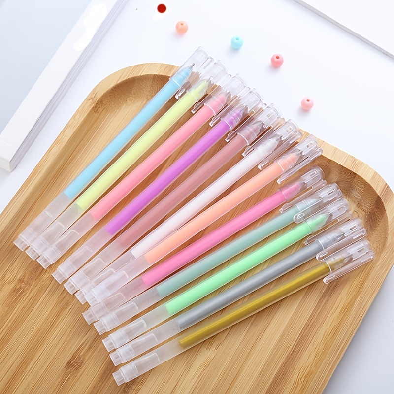 Colored Drawing Writing Pens Set Multicolor Fine Point Pens - Temu
