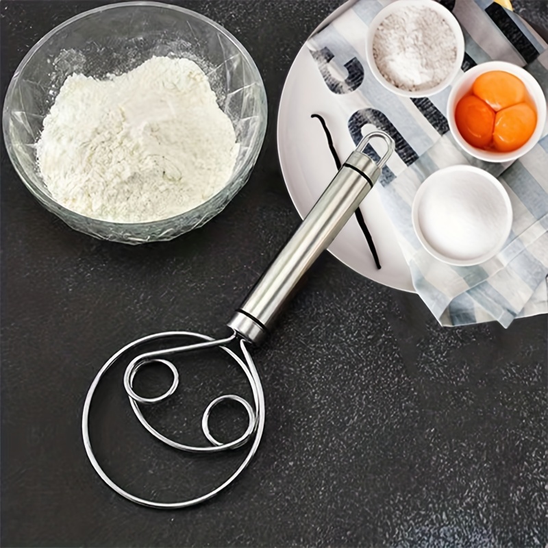 Danish Dough Whisks, Stainless Steel Mixer, Flour Cake Mixer, Kitchen Hand  Mixer, Non-stick Quick Whisk Egg Whisk, Baking Tools, Kitchen Gadgets,  Kitchen Accessories - Temu