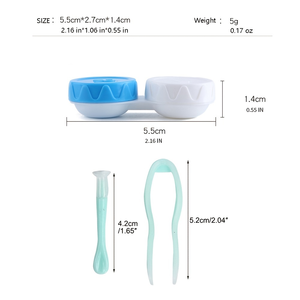 Transparent Visual Multi compartment Contact Lens Organizer - Temu