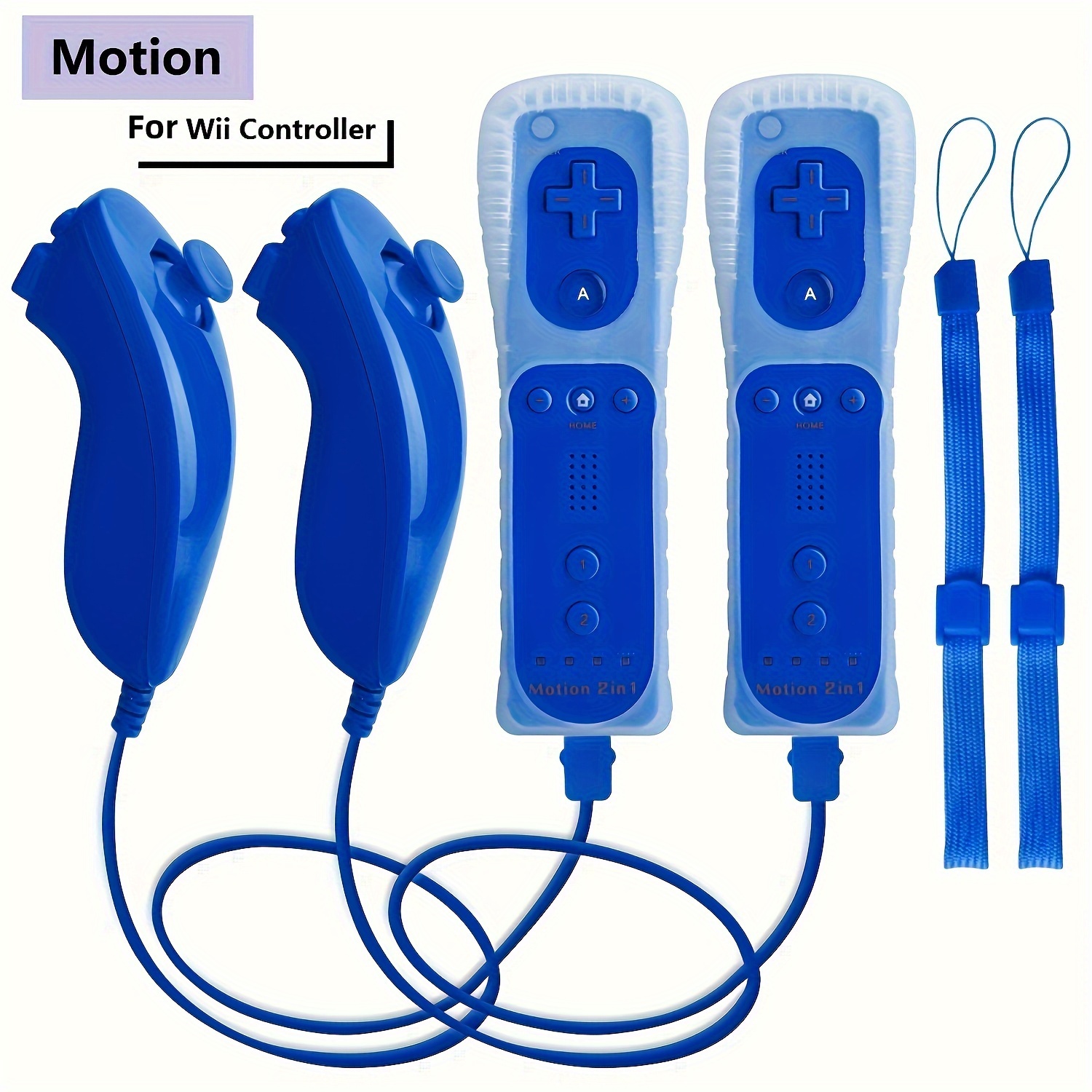 Adaptador Wii Motion Plus, 2 paquetes de accesorios de movimiento