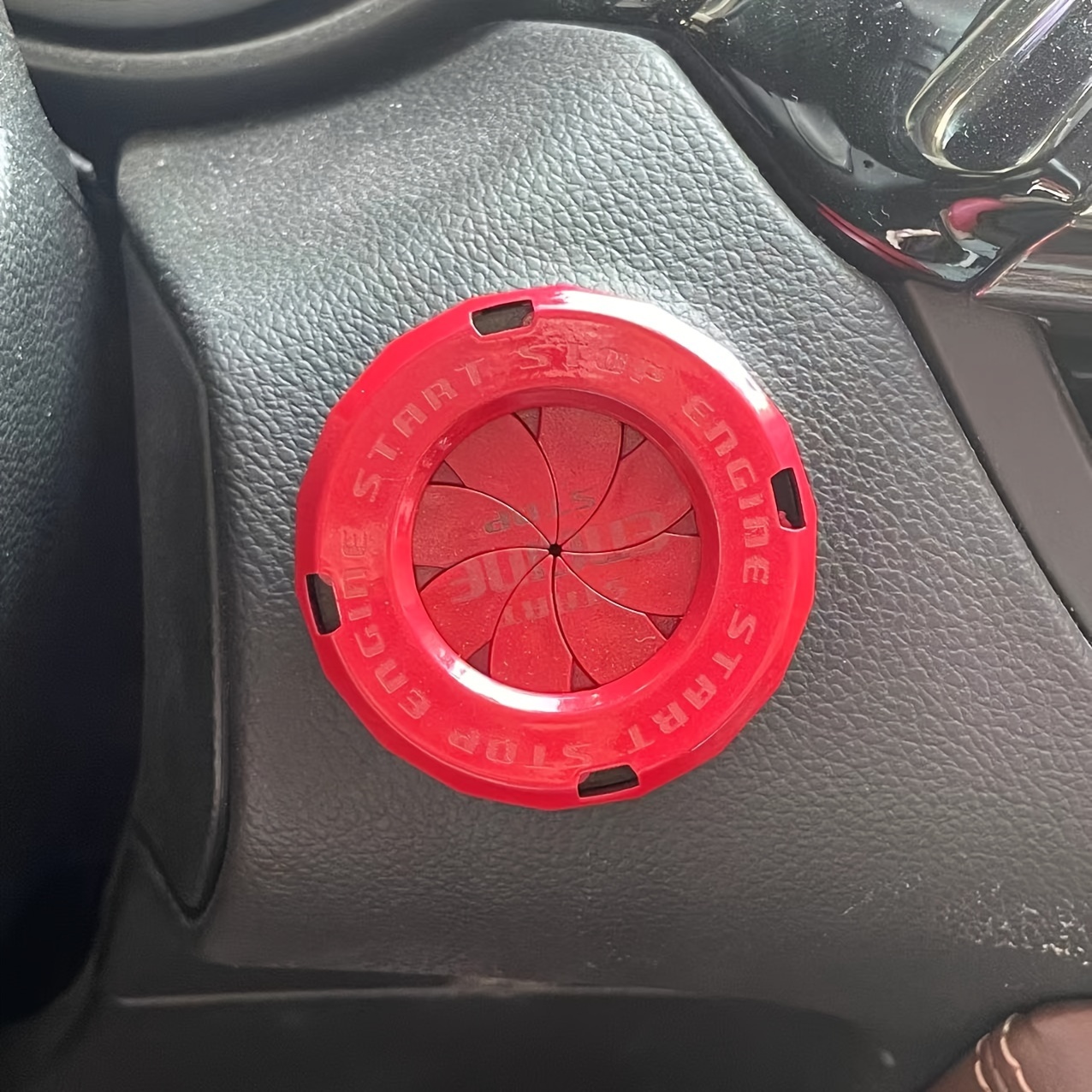 Auto One Button Start Dekorativer Ring Dekorative Abdeckung