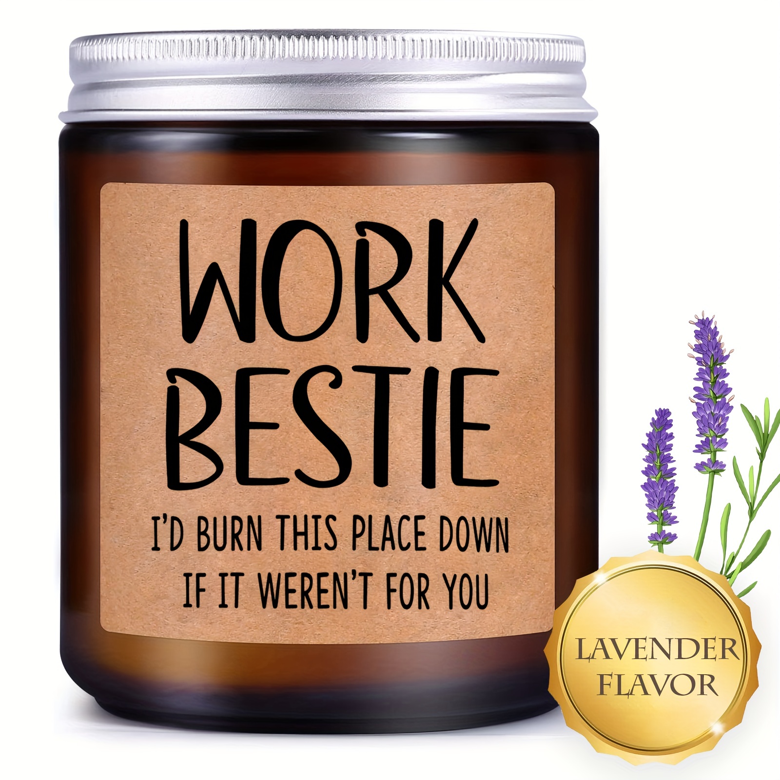 Coworker Gifts for Women Men,Gift for Coworkers,Office Funny Gifts for  Coworkers,Working with Me Everyday is Your Gift-Lavender Scented