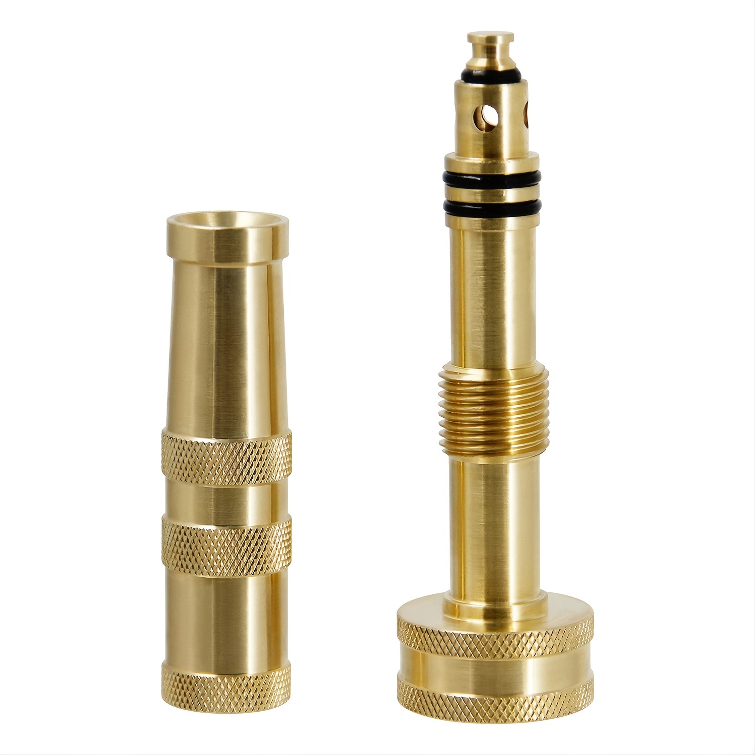 Heavy Duty Solid Brass Hose Nozzle For Car Wash Screw Connector 1