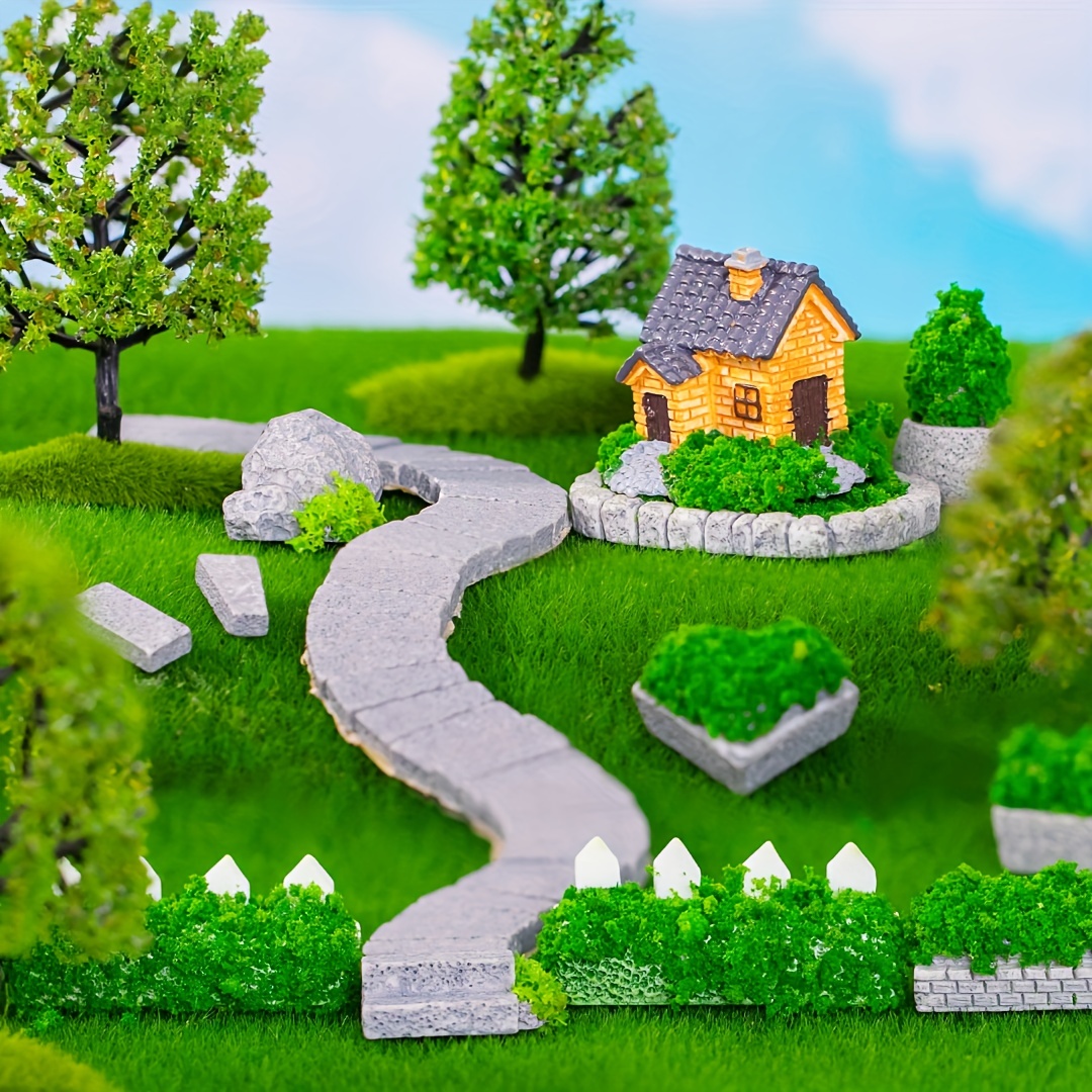 Mini Garden Sculpture Dollhouse Accessories Micro Landscape - Temu