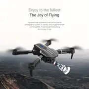 E88 Drone Quadcopter, Dual Camera Height Hold, Gesture Photography, LED Light, One Button Lifting, Tumbling, Gear Adjustment, Bonus Storage Bag Included, Christmas Gift, Birthday Gift, Toy Remote Control Aircraft details 9