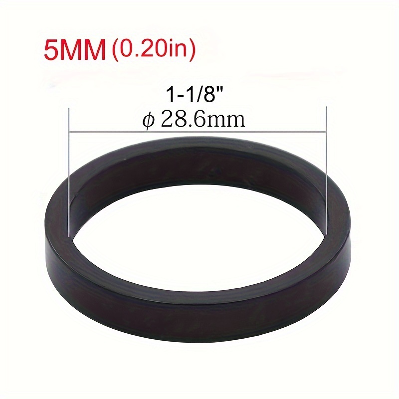 Entretoise de Casque 1-1/8 Pouces pour Vélo de Montagne Route 4 x Rondelle d'Entretoise