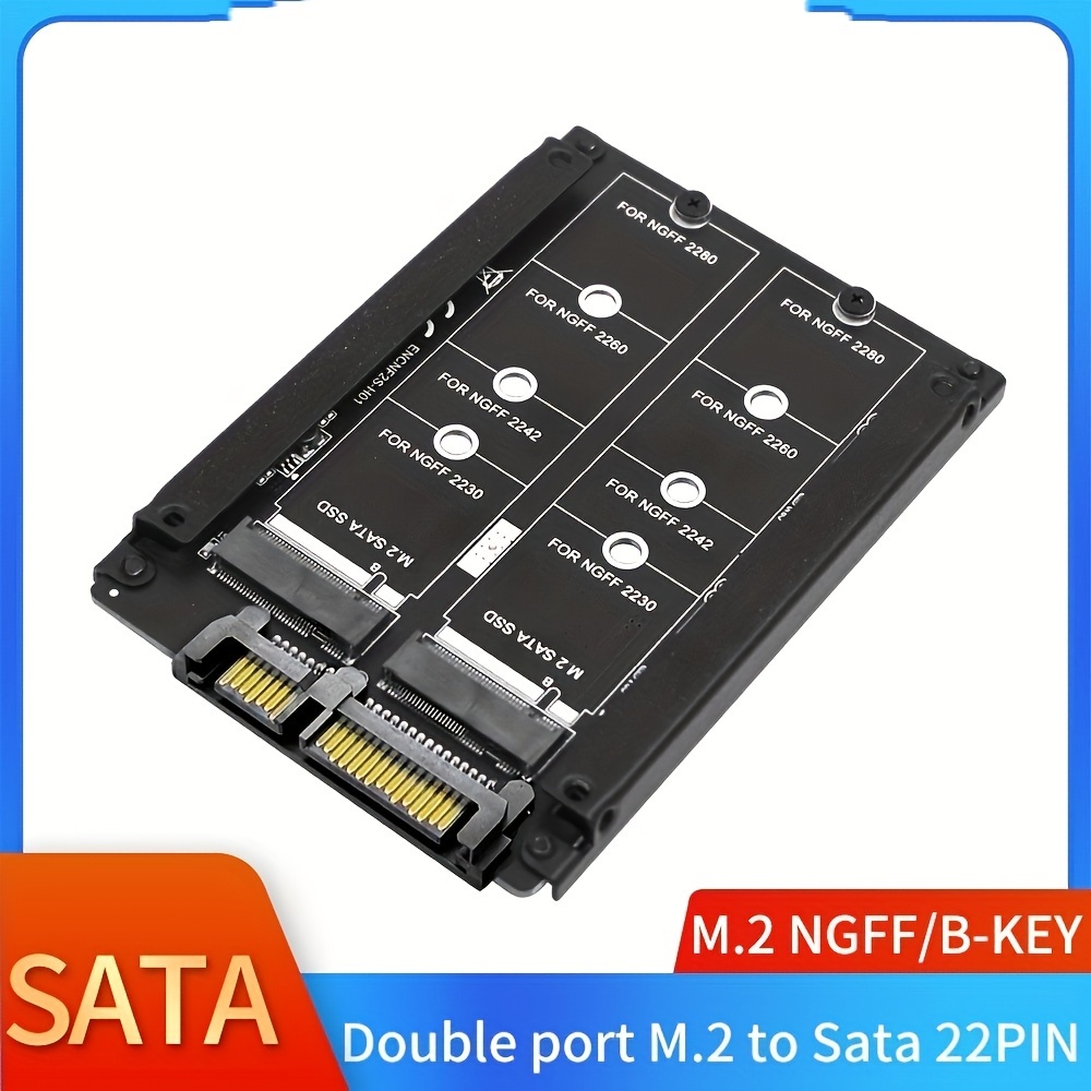M2 SSD Cas NVME Enclosure M.2 à USB Type C 3.1 SSD Adaptateur pour Double  Protocole NVME PCIE NGFF SATA M/B Clé SSD Disk Boîte SSD Cas 